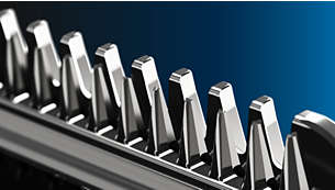 Self-sharpening stainless steel blades