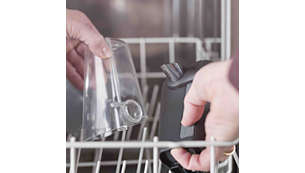 Oba dela sistema LatteGo mogu da se pere u mašini za sudove