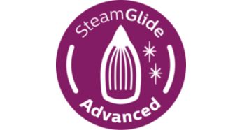 Гладеща повърхност SteamGlide Advanced за лесно гладене на всякакви тъкани