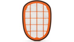 Inlay filter with frame