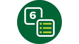 Seis programas predefinidos, incluidos puré, con trozos y fría, entre otros.