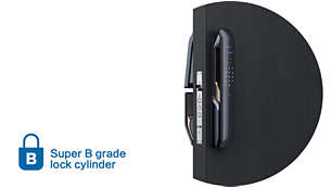 C grade lock cylinder: Better reliability and security
