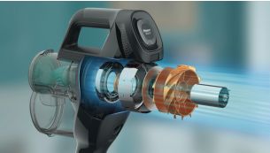 PowerBlade motor, yüksek hava hızı için geliştirilmiştir