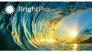 Stunning brightness and contrast with BrightPro
