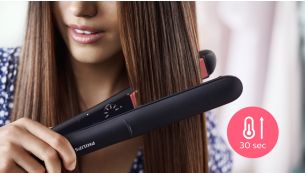 Philips ThermoProtect Straightener Fast heat-up time, ready to use in 30 sec