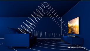 Dolby Vision 及 Dolby Atmos。影院級視聽體驗。