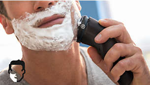Wet & Dry per rasatura rapida su pelle asciutta o rinfrescante su pelle bagnata