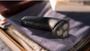 Защитная крышка поддерживает чистоту бритвенной головки между сеансами бритья