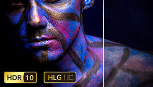 HDR 畫質，成就強烈對比與色彩效果