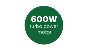 Powerful 600W motor tested for high endurance