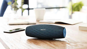 Connects to external bluetooth speakers
