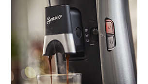Kaffeestärkewahl Plus für milden und starken Kaffee oder Espresso