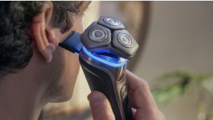 Even-up your mustache and sideburns