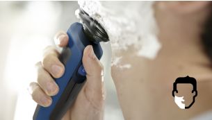 Choose a convenient dry or refreshing wet shave