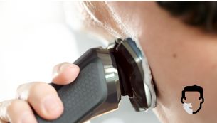 Shave wet, dry and even under the shower