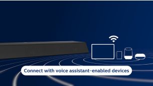 Connects to your favourite voice assistant-enabled devices