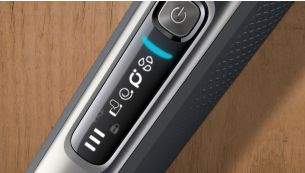 LED display with intuitive icons