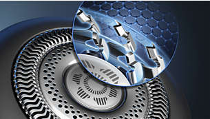 Blades with extra strong, sharp edges for ultimate closeness