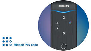 Hidden PIN code: Protect your password from being peeping