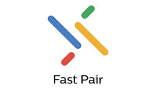One-touch pairing. Google Fast Pair*