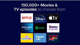 150,000+ Movies & TV episodes to choose from