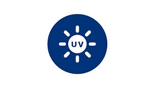 UV-C-ljus tar bort 99,9 % av alla virus och bakterier*1+2