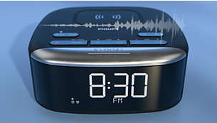 Volume progressif de l'alarme : le volume de la sonnerie, de votre musique ou de la radio augmente en douceur