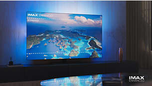 Disfrutá de IMAX en casa con la certificación IMAX Enhanced.