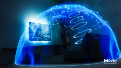 Audio e immagini come al cinema. Dolby Vision e Dolby Atmos.