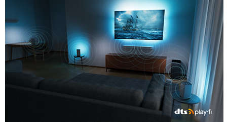 Philipsov brezžični domači sistem s tehnologijo DTS Play-Fi