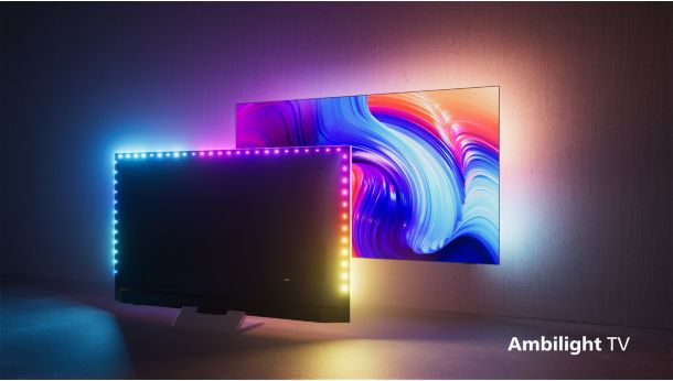 Тот самый телевизор с волшебной подсветкой Ambilight. Только от Philips