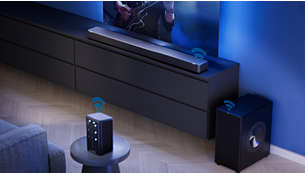 Sistema home wireless Philips dotato di tecnologia DTS Play-Fi