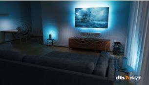 Sistema home wireless Philips dotato di tecnologia DTS Play-Fi.