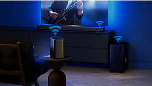Bezprzewodowy zestaw domowy Philips z technologią DTS Play-Fi