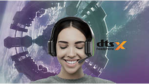 Tehnologija slušalk DTS: X 2.0 s 7.1-kanalnim prostorskim zvokom