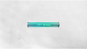Ultralange levensduur van de batterij (meer dan 45 uur met LED's uit)