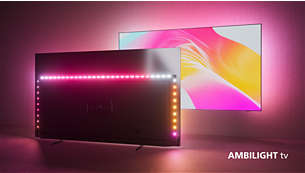 Immerse in what you love. Ambilight TV.