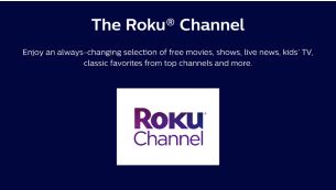 Transmisión de contenido gratuito en el canal Roku