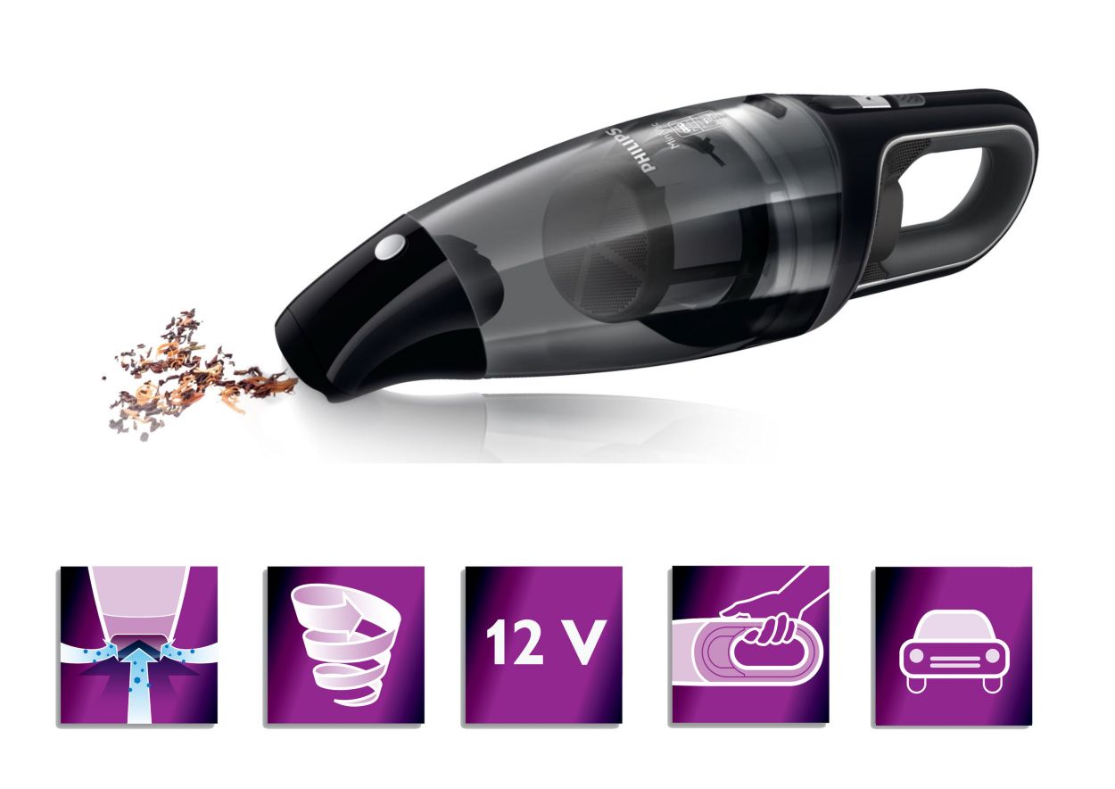 philips 12v car vacuum cleaner