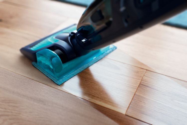 Vacuums and mops in one stroke