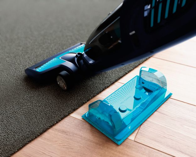 Vacuums and mops in one stroke