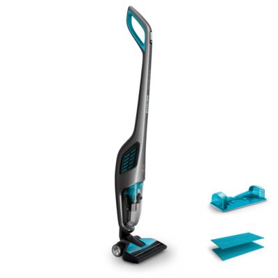 Philips Aspirador de escoba 18 V, aspirado y mopa 2 en 1 FC6402/01