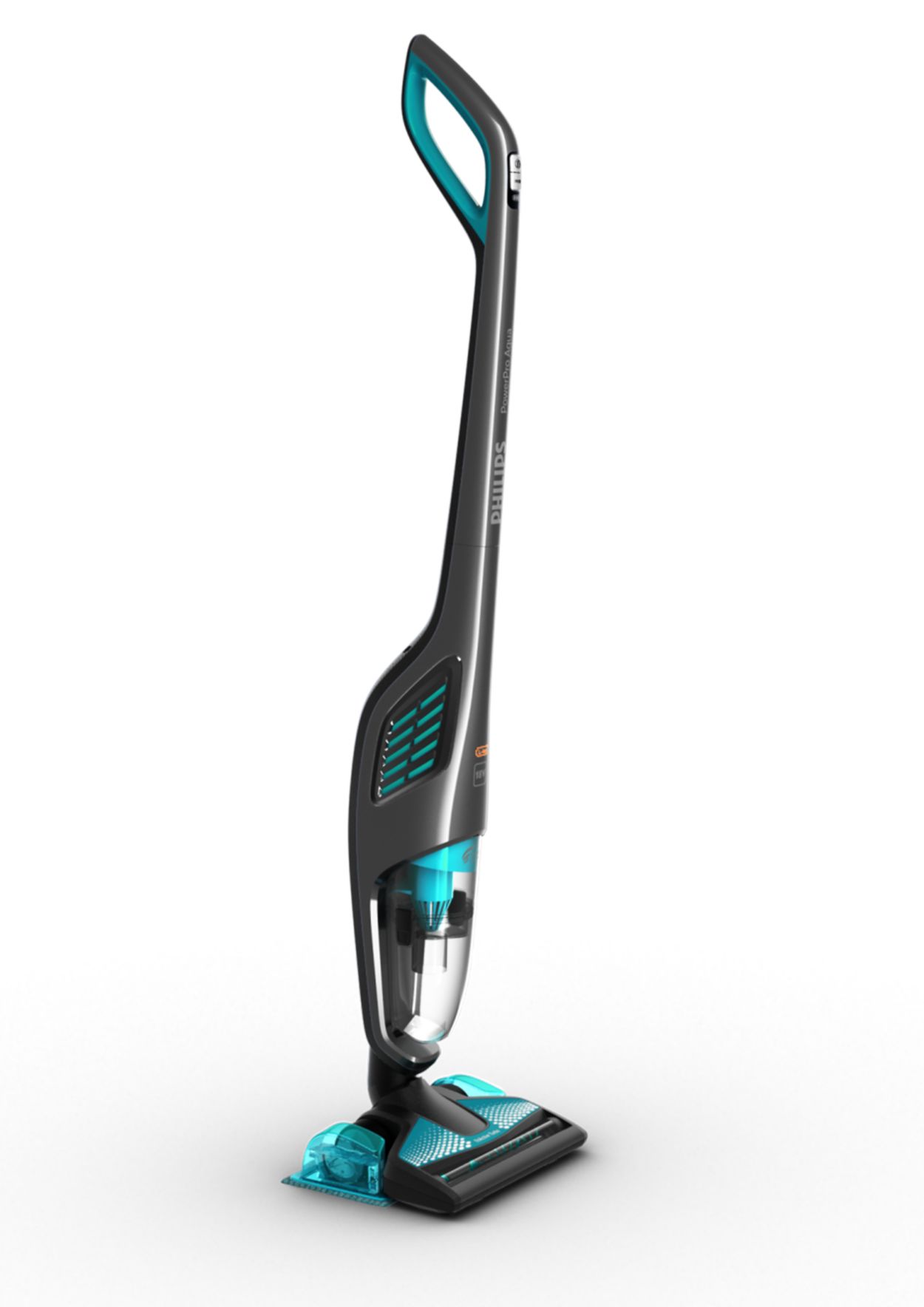 PowerPro Aqua 2-in-1 Wet and Dry Cordless Vacuum Cleaner and Mop FC6402 ...