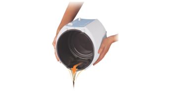 Integrated pouring spout for neat oil pouring