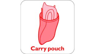 Carry pouch to have your iron on the go