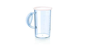 1 l beaker with lid to store soups, puree or shakes