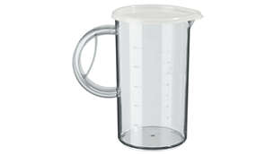 1 l beaker with lid to store soups, puree or shakes