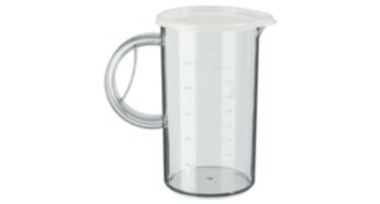 1 l beaker with lid to store soups, puree or shakes