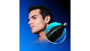Nose, ear and eyebrow trimmer