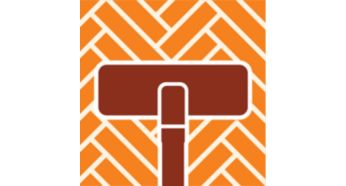 Parquet nozzle with soft brush hairs for scratch-protection